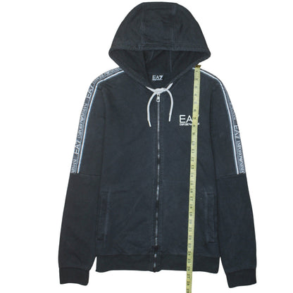 Emporio Armani EA7 Men's Black Full Zip Hoodie Size M