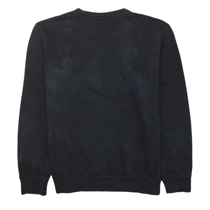 Champion Men's Black Medium Pullover Crew Neck Logo Sweatshirt