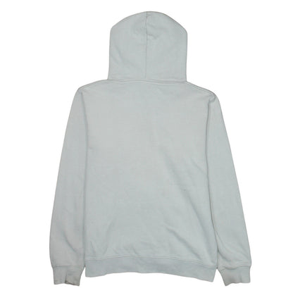 The North Face Women White Pullover Hoodie Size L Cotton Logo Casual