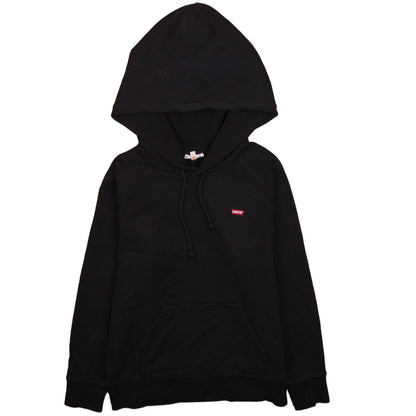 Levi's Men's Black XS Pullover Hoodie with Logo Pocket