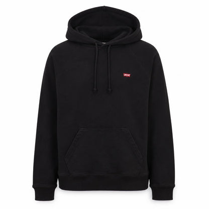 Levi's Men's Black XS Pullover Hoodie with Logo Pocket
