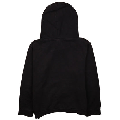 Adidas Women's Black Pullover Hoodie Size L 16-18 Logo Print Sportswear