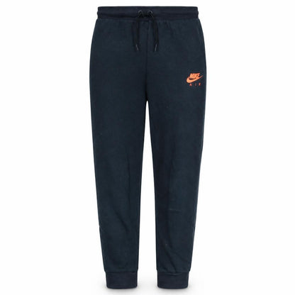 Front view of Nike boys’ black xl jogger sweatpants activewear fleece tapered trousers