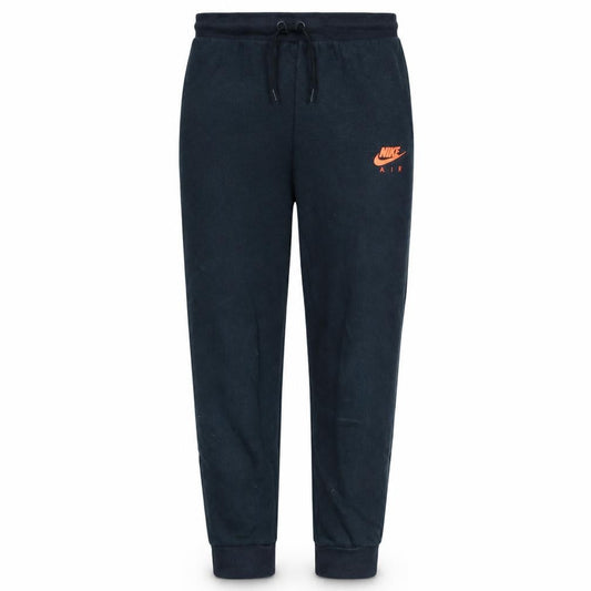 Front view of Nike boys’ black xl jogger sweatpants activewear fleece tapered trousers