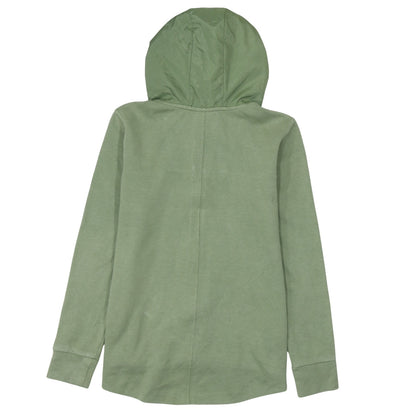 Nike Men's Green XS Full Zip Hoodie Lightweight Cotton Blend