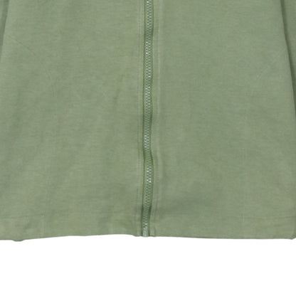 Nike Men's Green XS Full Zip Hoodie Lightweight Cotton Blend