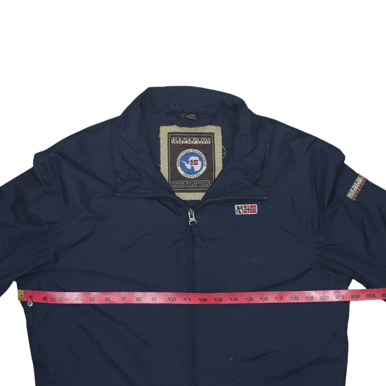Napapijri Men's Navy Blue Expedition Full Zip Jacket Size L