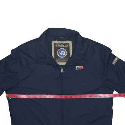 Napapijri Men's Navy Blue Expedition Full Zip Jacket Size L