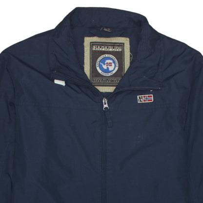 Napapijri Men's Navy Blue Expedition Full Zip Jacket Size L