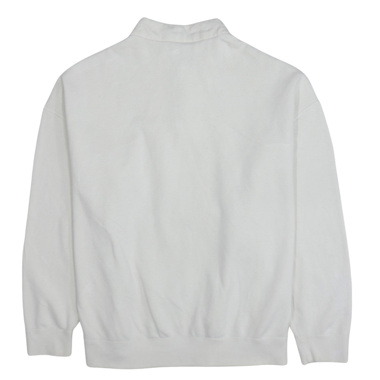 Nike Men's White 1/4 Zip Pullover Sweatshirt Size L
