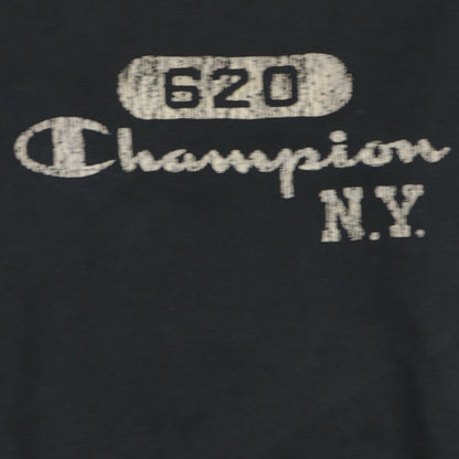 Champion Men’s Black Crew Neck Pullover Sweatshirt Small