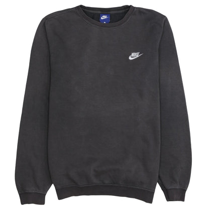 Nike Men's Grey Small Crew Neck Pullover Sweatshirt