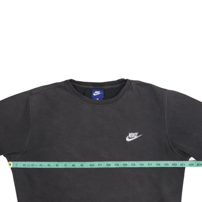 Nike Men's Grey Small Crew Neck Pullover Sweatshirt
