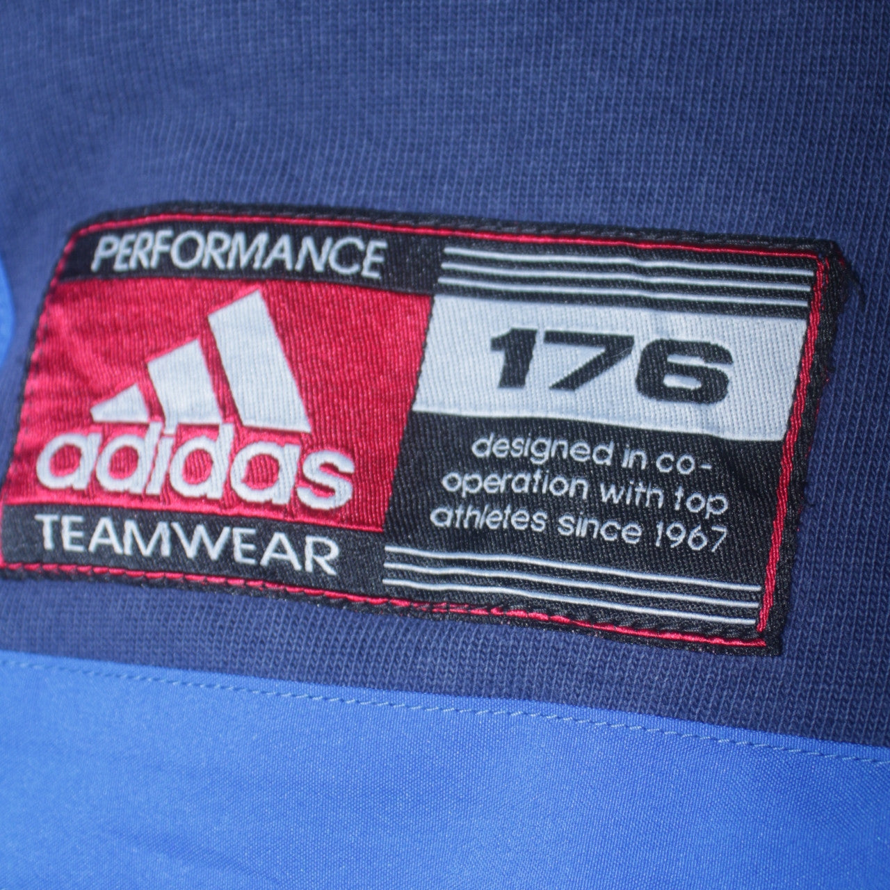 Adidas Men's Blue Basketball Teamwear Sweatshirt Size L Pullover
