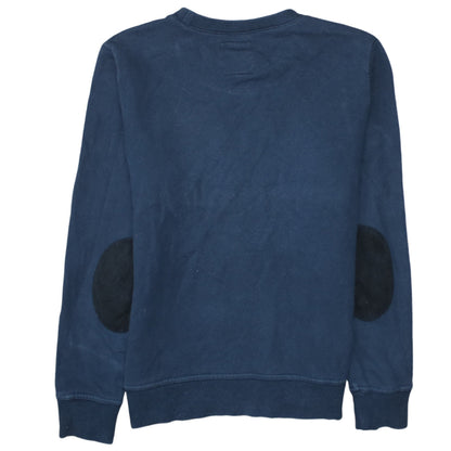 Levi's Womens Navy Blue Logo Crew Neck Sweatshirt Size 12