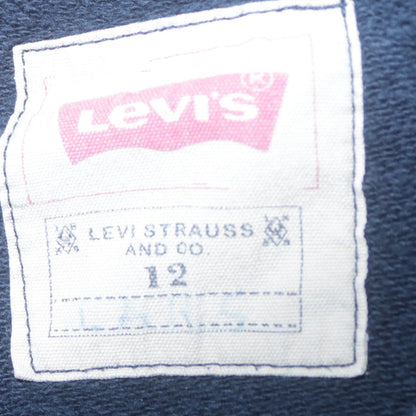 Levi's Womens Navy Blue Logo Crew Neck Sweatshirt Size 12
