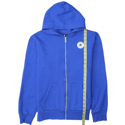 Converse Boys Blue Full Zip Hoodie XL 13-15 Years Cotton Blend Casual