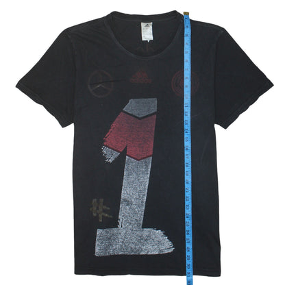 Adidas Men's Black XL Graphic Sports T-Shirt Mercedes-Benz Germany