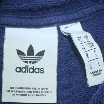 Adidas Men's Blue Pullover Hoodie Small Regular Fit Fleece Sportswear