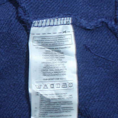 Adidas Men's Blue Pullover Hoodie Small Regular Fit Fleece Sportswear