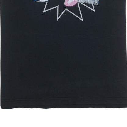 Nike Men's Black Graphic Print T-Shirt Size L Regular Fit