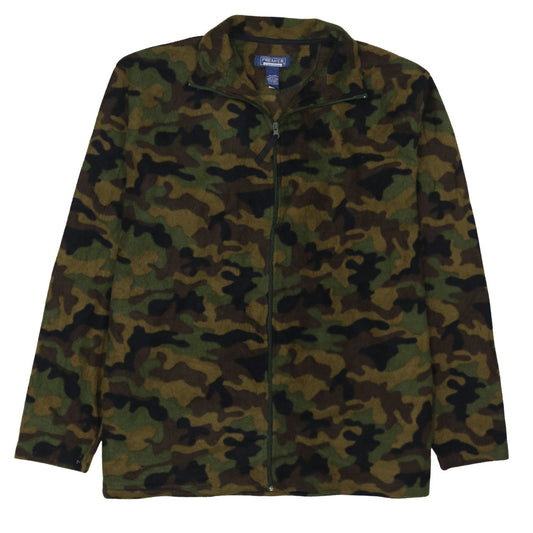 Premier International Men's Camouflage Fleece Zip Jacket XL