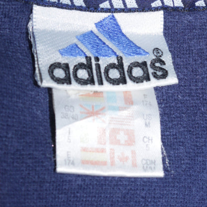 Adidas Men's Blue 1/2 Zip Fleece Sweatshirt Size M