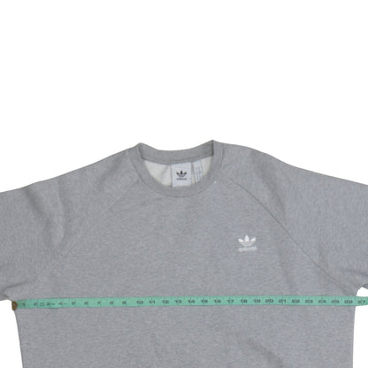Adidas Men’s Grey XL Crew Neck Pullover Sweatshirt