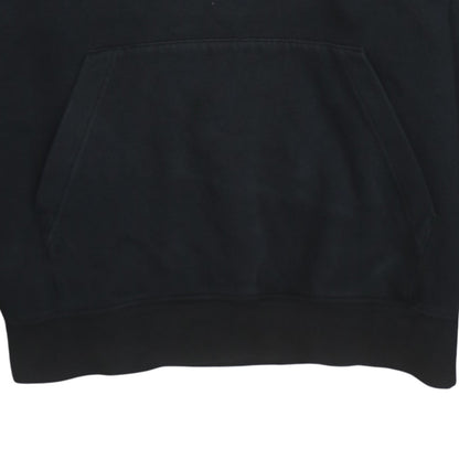 Nike Men’s Black Pullover Fleece Hoodie M Regular Fit Logo Design