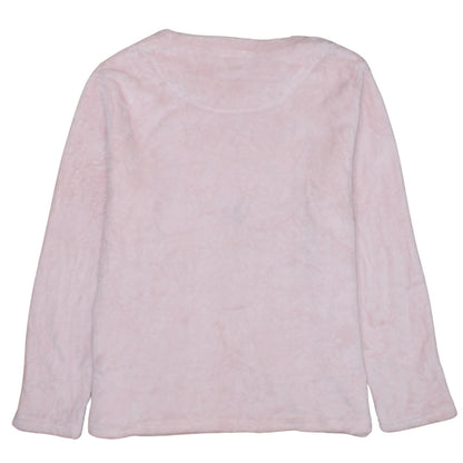 Primark Women’s Pink Winnie the Pooh Sequin Fleece Pyjama Top Size 10-12