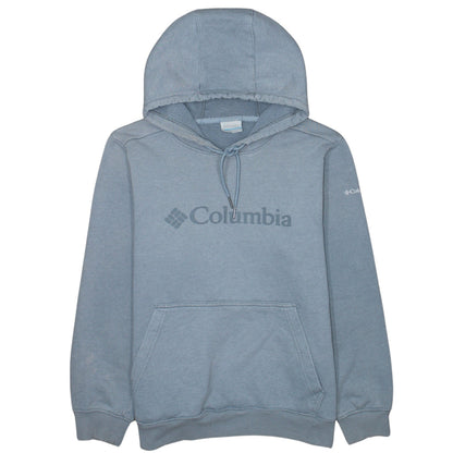 Columbia Women's Blue Pullover Hoodie Size L Cotton Blend Fleece