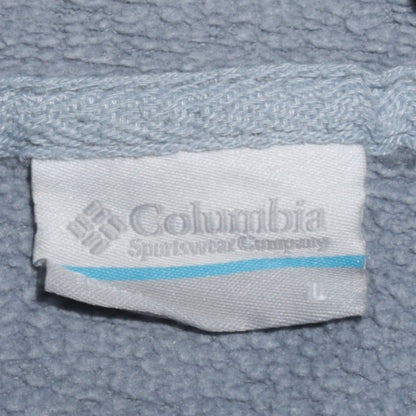 Columbia Women's Blue Pullover Hoodie Size L Cotton Blend Fleece
