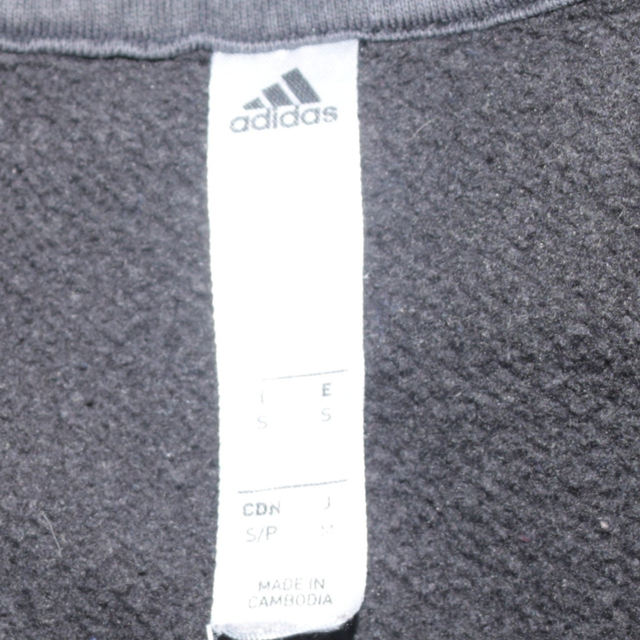 Adidas Men's Black Pullover Hoodie Small Sports Fleece