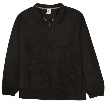 Starter Men's Black 2XL Full Zip Fleece Jacket