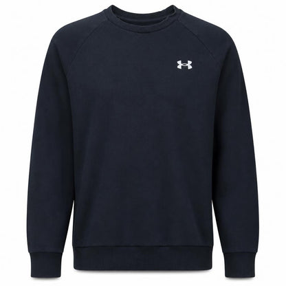 Under Armour Mens Black M Pullover Crew Neck Fleece Sweatshirt