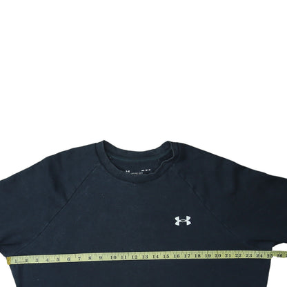 Under Armour Mens Black M Pullover Crew Neck Fleece Sweatshirt