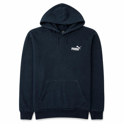 Puma Men's Black Pullover Hoodie Size M Regular Fit Fleece