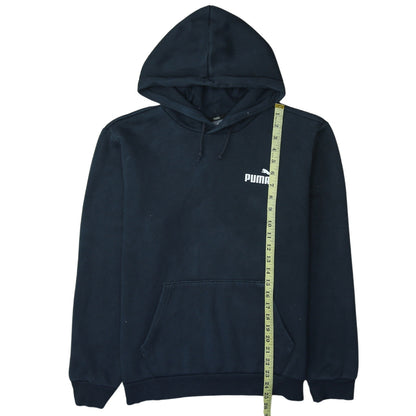Puma Men's Black Pullover Hoodie Size M Regular Fit Fleece