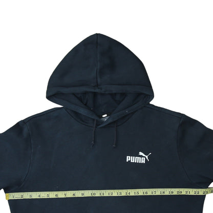 Puma Men's Black Pullover Hoodie Size M Regular Fit Fleece