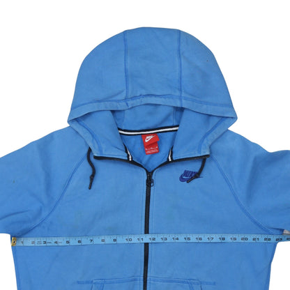 Nike Men's Blue Full Zip Hoodie M Regular Fit Sportswear