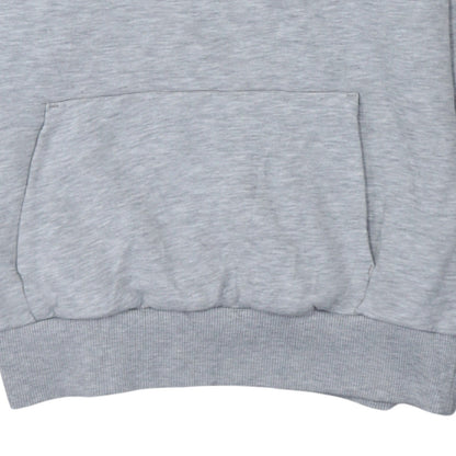 Puma Womens Grey Hoodie Large Pullover Logo Cotton Blend Casual