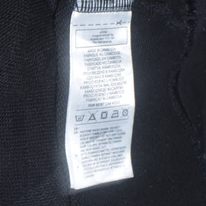 Adidas Women Black Size 10 Crew Neck Pullover Sweatshirt
