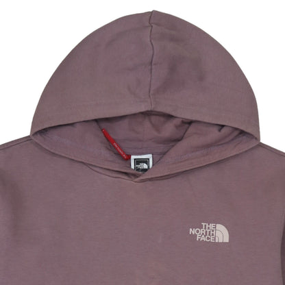 The North Face Girls Purple XL Pullover Hoodie with Logo Print