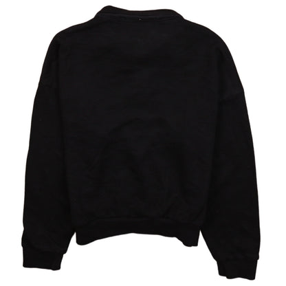 Nike Women Black Medium 1/4 Zip Pullover Sweatshirt