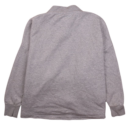 Nike Women's Grey Full Zip Sweatshirt Hoodie M - Classic Casual Style