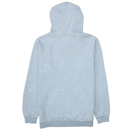 adidas Mens Grey Pullover Hoodie M Logo Fleece Sweatshirt