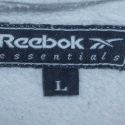 Reebok Men's Grey L Pullover Crew Neck Sweatshirt