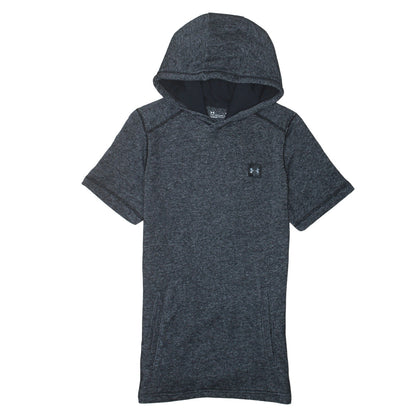 Under Armour Men's Grey Short Sleeve Hooded Athletic T-Shirt Size S