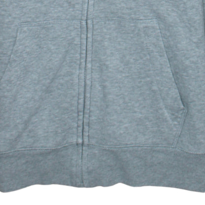 GapKids Boys Grey Full Zip Hoodie Size 12 Years Cotton Blend Logo Design