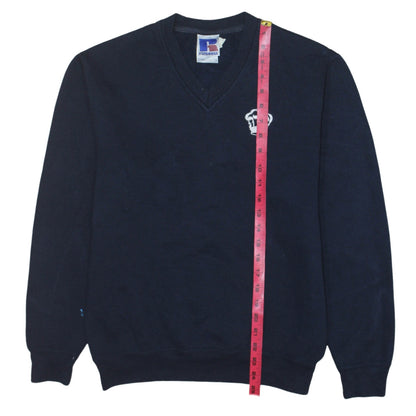 Russell Men's Blue V-Neck Pullover Sweatshirt Size S